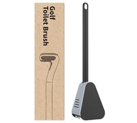 Bowl Cleaning Brush - Wall Mounted Toilet Brush with Holder, Flexible Silicone Bristles | Compact Bathroom Cleaner with Single Triangle Head, Modern Scrubber