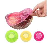 Bowl Covers Reusable - Plastic Bowl Covers Elastic Reusable Fresh Keeping Bags Food Plastic Wrap Elastic Bowl Covers Reusable Plastic Food Covers Stretch Elastic Food Storage Covers (60)