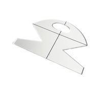 Bowl Cozy Pattern Templates 5Inch 10Inch 16Inch Acrylics Patchwork Templates Quilting Ruler for Patchwork Sewing Pattern Quilting Ruler