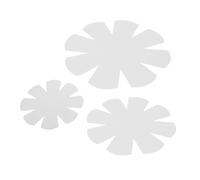 Bowl Cozy Template, 3PCS Flower Shaped Bowl Wrap Sewing Pattern Template, Fabric Bowl Template for Making Handicrafts and Decorations, 3 Different Sizes, PET Material