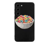 Bowl Filled Cereals Loops Hard Case Compatible with Galaxy S23 S23 Plus S23 Ultra TPU Cover for Men Women