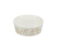 Bowl for dogs and cats - TRIXIE - Vitroceramic - Diameter 12 cm - Beige - Non-slip - Dishwasher safe