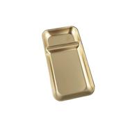 Bowl for Sauce Stainless Steel Food Tray Fruit Snack Serving Plates Tableware Dumpling French Fries Dishes Dipping Sauce Bowl(Gold)