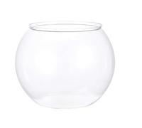 Bowl Glass Vase - 8-10.5cm Round Pot, Clear Glass Planter, 360° View Clear Bubble Planter | Shatterproof Transparent for Aquarium, Home Decor, Party Drinks