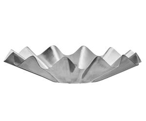 Bowl HDFlood Brushed silver finish house doctor