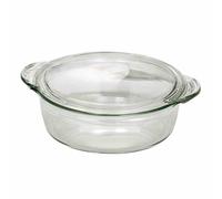 Bowl + Lid Round 2L Glass Kitchen Household Cooking Tableware Mixing Bowl NEW