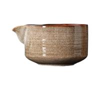 ＡＷＨＡＯ Bowl Made of, Matcha Accessories, Handmade Traditional Tea Bowl Made of Porcelain, Mixing Bowl for Tea Lovers, Beginners and, Brown