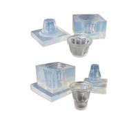 Bowl Shape Crafting Moulds Miniature Food and Making Moulds Silicone Texture Suitable for Various Materials Clay Jewelry Mold