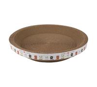 Bowl-shaped cat scratching bed - oval corrugated sheet scratching pad | cat scratching toy for bow claws, furniture protection for protecting sofa, floor, curtains