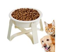 Bowl Slow Feeder Dog - 15.6x15.6x9.7cm Ceramic Iron Stand 200ml | Anti-gulp Feeding Bowl Feeding Dish Slow Eating Bowl For Dogs Puppies Indoor No With Its Design
