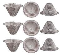 Bowl Stainless Steel Filter Screen Compatible with Tobacco Pipe, Bong and Vaporizer, Pre-Cut Stainless Steel Mesh Screens Gauzes Filter 30 pcs
