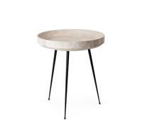 Bowl Table Between Wood Gray