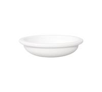 BOWLBOWL Elevated Cat Dog Bowls, 6.5" Wide Raised Cat Food Bowls Whisker Friendly, Anti Vomiting Cat Bowls for Indoor Cats, No Spill Dog Bowl, Made in Korea! (Single Item, Round Bowl-White)