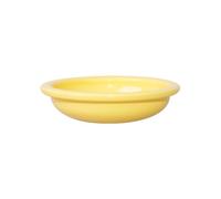BOWLBOWL Elevated Cat Dog Bowls, 6.5" Wide Raised Cat Food Bowls Whisker Friendly, Anti Vomiting Cat Bowls for Indoor Cats, No Spill Dog Bowl, Made in Korea! (Single Item, Round Bowl-Yellow)