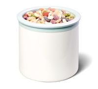 BOWLBOWL Elevated Cat Dog Bowls, 6.5" Wide Raised Cat Food Bowls Whisker Friendly, Anti Vomiting Cat Bowls for Indoor Cats, No Spill Dog Bowl, Made in Korea! (5.9"(h) - Blue, Square Bowl)