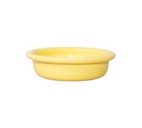 BOWLBOWL Elevated Cat Dog Bowls, 6.5" Wide Raised Cat Food Bowls Whisker Friendly, Anti Vomiting Cat Bowls for Indoor Cats, No Spill Dog Bowl, Made in Korea! (Single Item, Square Bowl-Yellow)