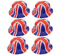 Bowler Hat - British Flag Plastic Bowler Hats u2013 VE Day, King's Coronation, Queens Jubilee, Britain Celebrations