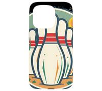 Bowler Retro Style Nine-Pin Bowling Case for iPhone 15 Pro