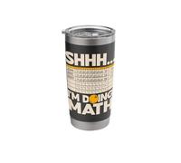 Bowler Shhh I'm Doing Math Funny Bowling Stainless Steel Insulated Tumbler