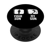 Bowler Your Son My Son Dad Mom Funny Bowling PopSockets Adhesive PopGrip