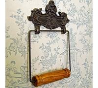 Bowley and Jackson Traditional vintage design Lion design wall mounted toilet loo roll holder