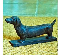 Bowley & Jackson Cast iron dachshund sausage dog doorstop
