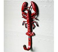Bowley & Jackson Red lobster single wall coat hook