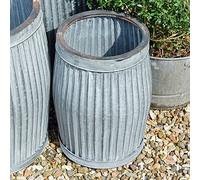 Bowley & Jackson Small vintage style galvanised dolly planter