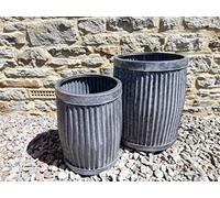 Bowley & Jackson Vintage style galvanised dolly planter