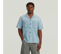 Bowling 2-Pocket Regular Shirt - Light blue - Men XL