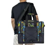 Bowling Bag, Bowling Bags, Suitable for Bowling Ball, Shoes, Towel for Men and Women, Bowling Bag 1 Ball, Multifunctional Bag with Adjustable Belt Padded Interior, green, riferimento alla