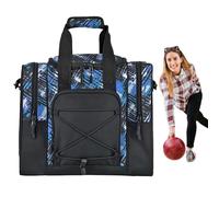Bowling Bag | Single Bowling Ball Holder - Padded Ball Holder Tote Adjustable Belt Handbag Multifunctional Bag for Towel