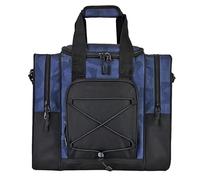 Bowling Bags 1 Ball - Single Bowling Ball Holder with Handbag Design | Adjustable Belt, Multifunctional Pockets, Towel and Shoe Compartment, Durable Bag for Men and Women, Perfect for Bow, dark blue,
