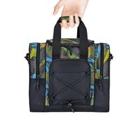Bowling Bags, Single Bowling Ball Bag - Multifunctional Bag with Adjustable Padded Inner Belt, Customizable Comfort, Suitable for Bowling Ball, Shoes, Towel for Men, green, riferimento alla