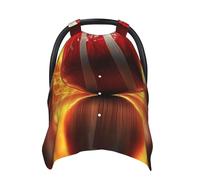 Bowling Ball Baby Car Seat Cover Soft Baby Nursing Cover Infant Carseat Stroller Cover for Girls and Boys