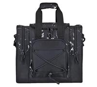 Bowling Ball Bag, Bowling Bag for 1 - Adjustable Belt, Padded Multifunctional Towel Shoes, Bowling Bag for Men, Black, Se référer à la description, Refer to description