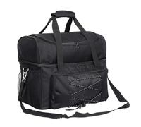 Bowling Ball Bag - Portable Carry Bag Including Padded Ball Holder | Lightweight Transport Container for 2 Balls with Comfort Strap and Shoe Compartment | Professional Equipment Carrier Suitable