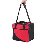 Bowling Ball Bag with Padded Handle, Portable Bowling Ball Tote Bag for Men Women, Waterproof Oxford Cloth Bowling Ball Carrier Bowling Ball Carry Bag for 1 Ball and 1 Pair Bowling Shoes up to Mens 15
