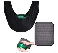Bowling Ball Care Essentials 3PC Cleaning Rag and Mat Set for Best Performance (20 * 20CM)