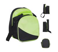 Bowling Ball Carrying Case - 1 Ball Holder with Shoe Pocket | Heavy Duty Oxford Fabric Reinforced Design, Two Way Zipper Foam Padding Adjustable Shoulder Strap Padded Handles Extra Gear Storage for