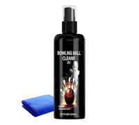Bowling Ball Cleaner, Portable Sports Kit, Bowling Cleaning Spray with 100ml Solution, Gear Tool with Easy Application, Professional Maintenance Gear, for Practice League Play Professional Training