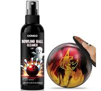 Bowling Ball Cleaner Spray - 1 Pack Bowling Cleaner Set with Cleaning Towel, Portable Bowling Accessories Kit - Removes Oil, Stains & Scuffs - Enhances Grip, Restores Tack & Prolongs Lifespan of Ball