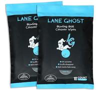 Bowling Ball Cleaner Wipes 20 Count | USBC Approved | Cleaning Cloth for Oil, Dirt, Grime, Scuff, and Belt Marks | Resealable Pouch | Safe for All Balls | Restores Tack and Prolongs Lifespan of Ball