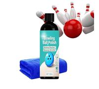 Bowling Ball Cleaning Kit 100ml Soft Deep Stain Remover with Wipe | Bowling Ball Polishing & Cleaning Kit for Golf Courts League Tournament Games