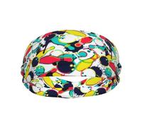 Bowling Ball Colorful Abstract Sports Sweatband Head Bands for Women Men Sweat-Absorbing Headbands Suitable for Running Yoga Fitness Football Exercise