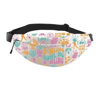 Bowling Ball Gift Sport Bowler Gift Bowling Fanny Pack Ball Sports Party Favor Waist Bag for Men Women, Bowling WB, Multifunctional