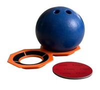 Bowling Ball Holder, 5.51x5.51x1.18 Inches Universal Bowling Display Sanding Pad Holder, Equipment Maintenance Stand, Multi-angle Grip Suitable For Storage Cleaning Polishing