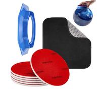Bowling Ball Polishing Kit, Reusable Professional Cleaner Set, Complete Kit for Bowlers, Microfiber Material Easy Application, Sports with Compact Storage, Training Tool for Daily Practice Event