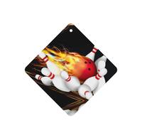 Bowling Ball Printing 10 Pcs Car Air Fresheners Cards For Scented Hanging Sheets For Bathroom With Rope