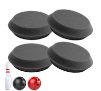 Bowling Ball Sanding Pads - Professional Four Piece Portable Polisher Kit For Performance Tuning Maintenance Tasks, Textured Finish Resurfacing System For Smooth Roll Grip Enhancement | Alley Equipmen